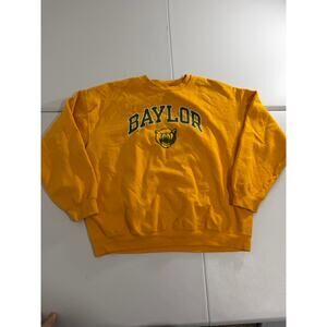 Baylor Bear Men’s XL Sweater Yellow and Green